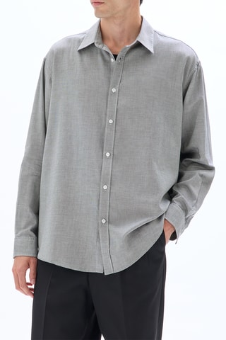 Camicia oversize - Grigio