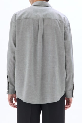 Camicia oversize - Grigio