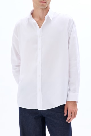 Camicia oversize - Bianco