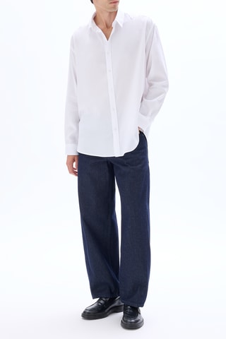 Camicia oversize - Bianco