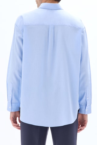 Camicia oversize - Azzurro