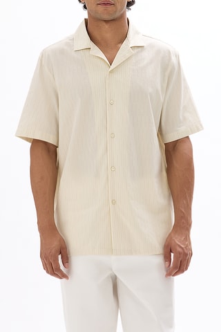Camicia regular - Beige