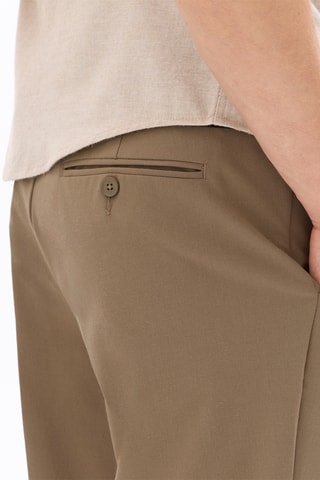 Pantaloni straight - Beige