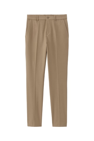Pantaloni straight - Beige
