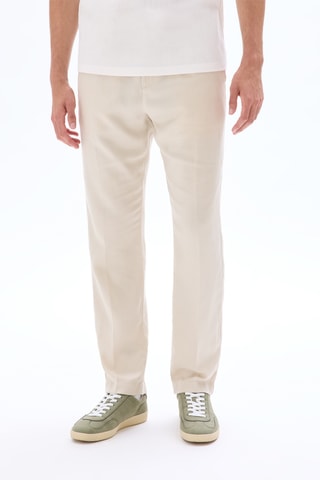 Pantaloni straight - Beige