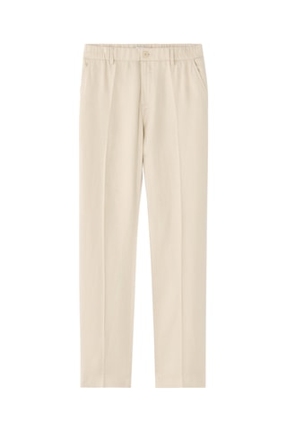 Pantaloni straight - Beige