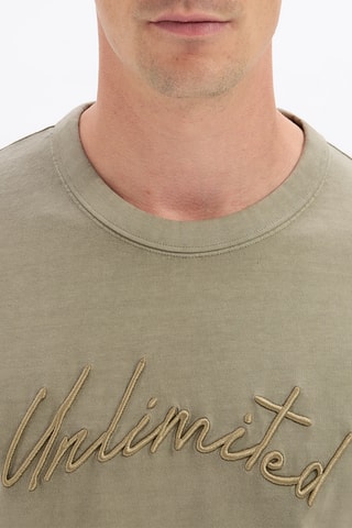 T-shirt boxy - Vert