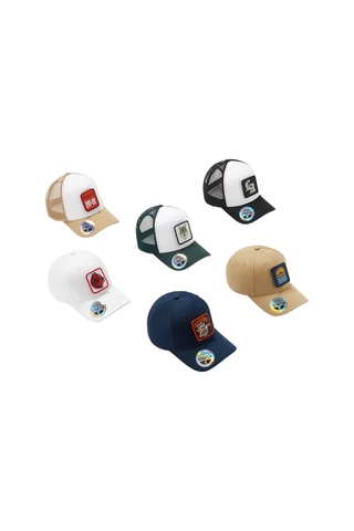 Patch amovibile per cappellino/berretto - Blu