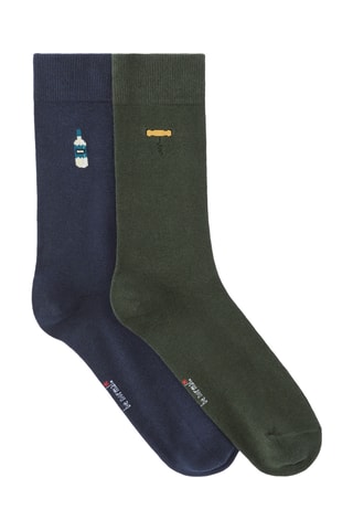 2 paia di calze - Verde