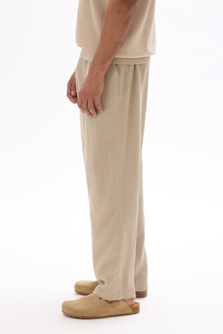 Pantaloni straight - Beige
