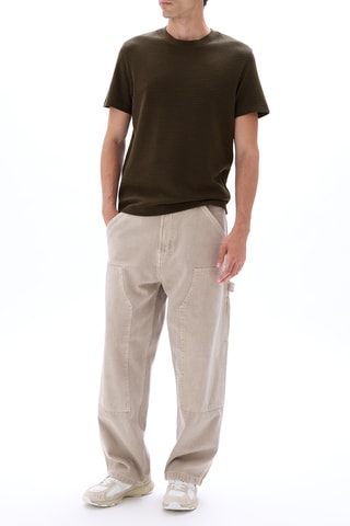 T-shirt regular - Marrone scuro