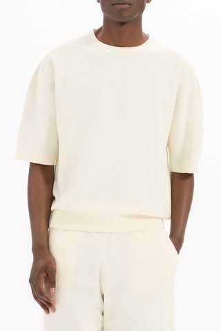 T-shirt boxy - Écru