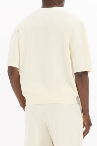 T-shirt boxy - Écru
