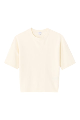 T-shirt boxy - Écru
