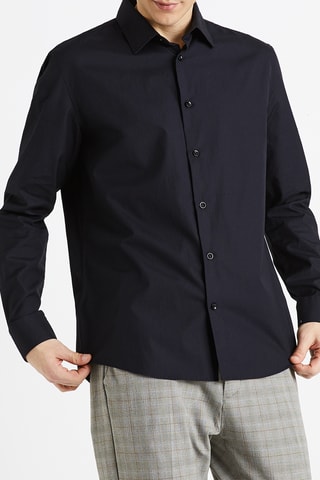 Camicia regular - Nero