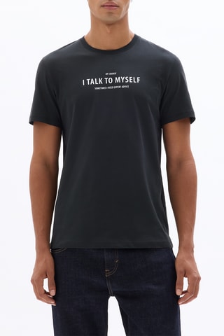 T-shirt regular - Nero