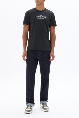 T-shirt regular - Nero