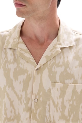 Camicia regular - Beige