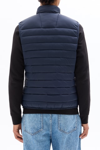 Piumino light impermeabile senza maniche - Navy
