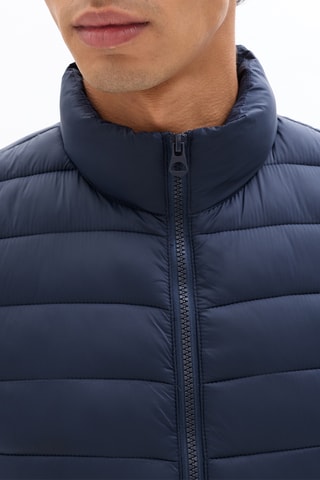 Piumino light impermeabile senza maniche - Navy