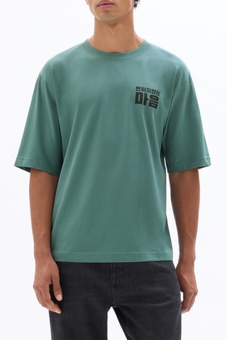 T-shirt oversize - Blu