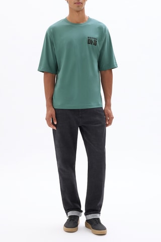 T-shirt oversize - Blu