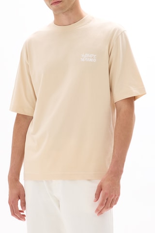 T-shirt oversize - Beige
