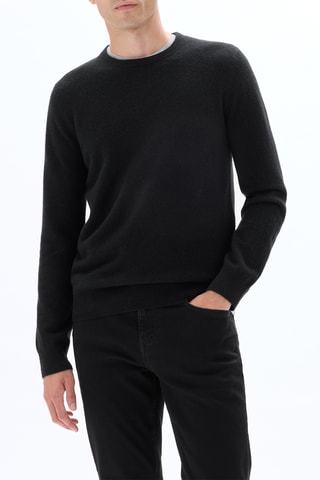 Maglia in cashmere - Nero
