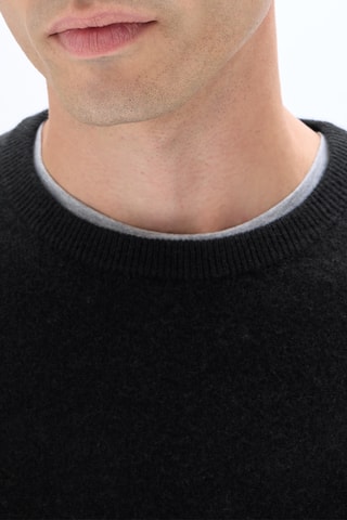 Maglia in cashmere - Nero