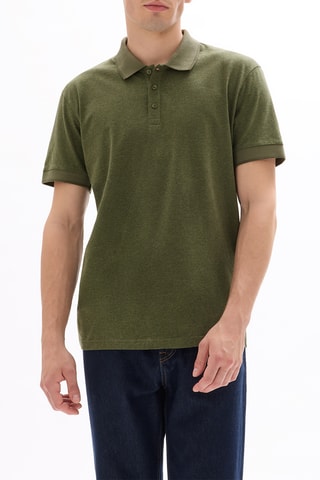 Polo regular - Kaki