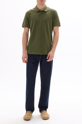 Polo regular - Kaki