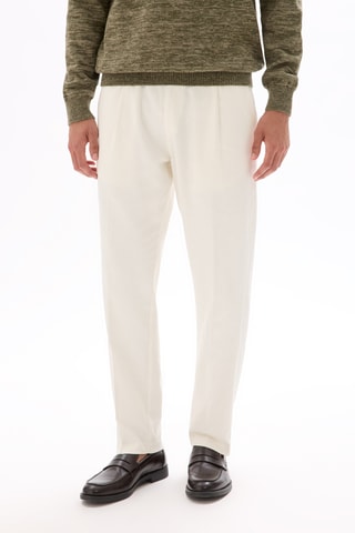 Pantaloni slim - Ecrù