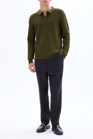 Pantaloni straight - Nero