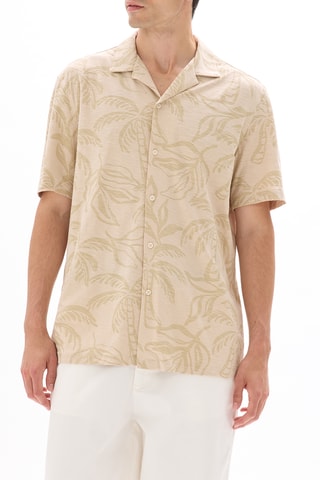Camicia regular - Beige