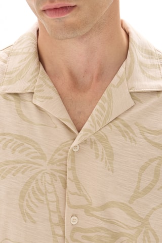 Camicia regular - Beige