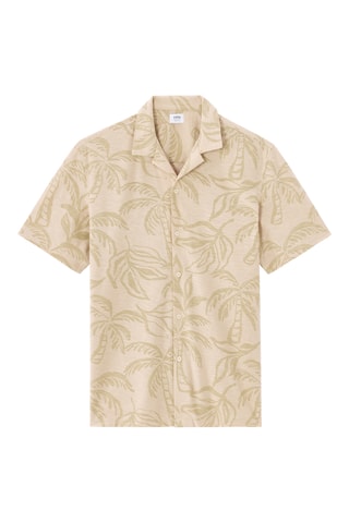 Camicia regular - Beige