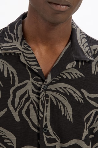 Camicia regular - Nero