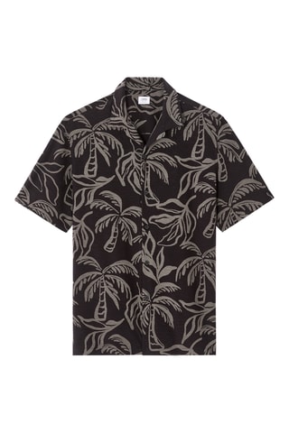 Camicia regular - Nero