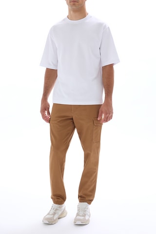 Pantaloni straight - Marrone chiaro