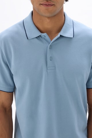 Polo straight - Azzurro