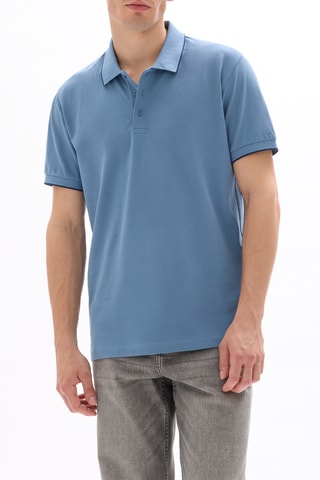 Polo straight - Blu