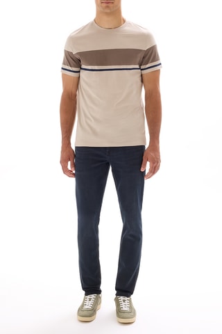 T-shirt regular - Beige clair