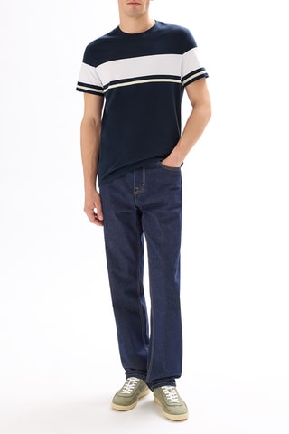 T-shirt regular - Bleu marine