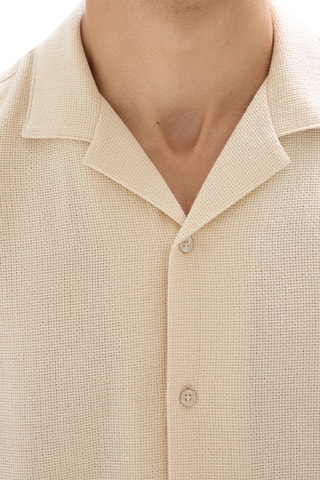 Camicia regular - Beige