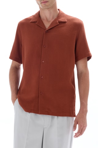 Camicia regular - Marrone
