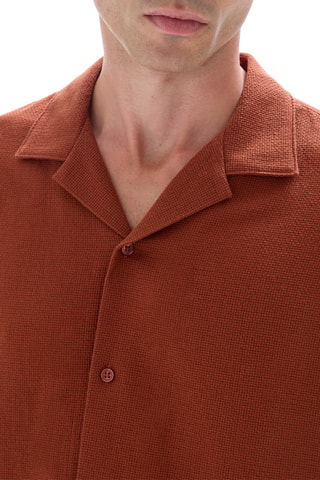 Camicia regular - Marrone