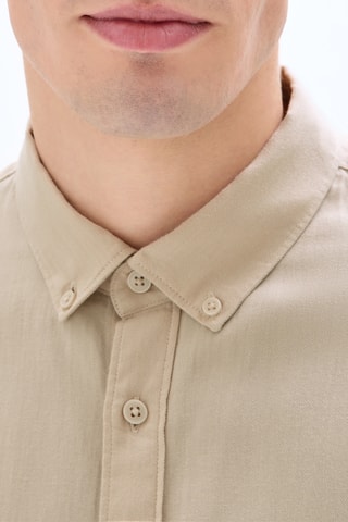 Camicia regular - Beige