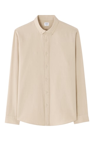 Camicia regular - Beige