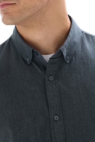 Camicia regular - Verde scuro