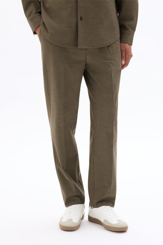 Pantaloni straight - Marrone
